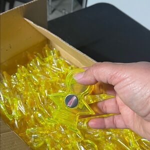 Yellow Plastic Clips